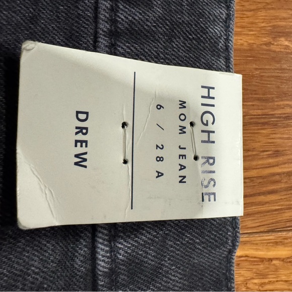 Lucky Brand Womens High Rise Drew Mom Straight Distressed Jeans Tapered 6/28A - Picture 9 of 9